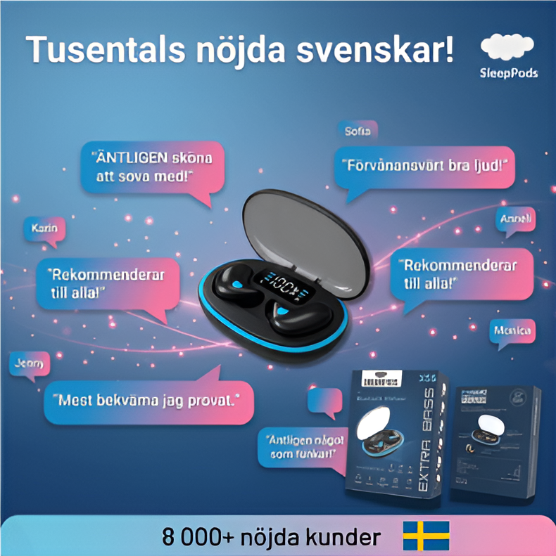 Originella Vattentäta Dreampods™ 2026 (Uppgraderas bas & ljud)